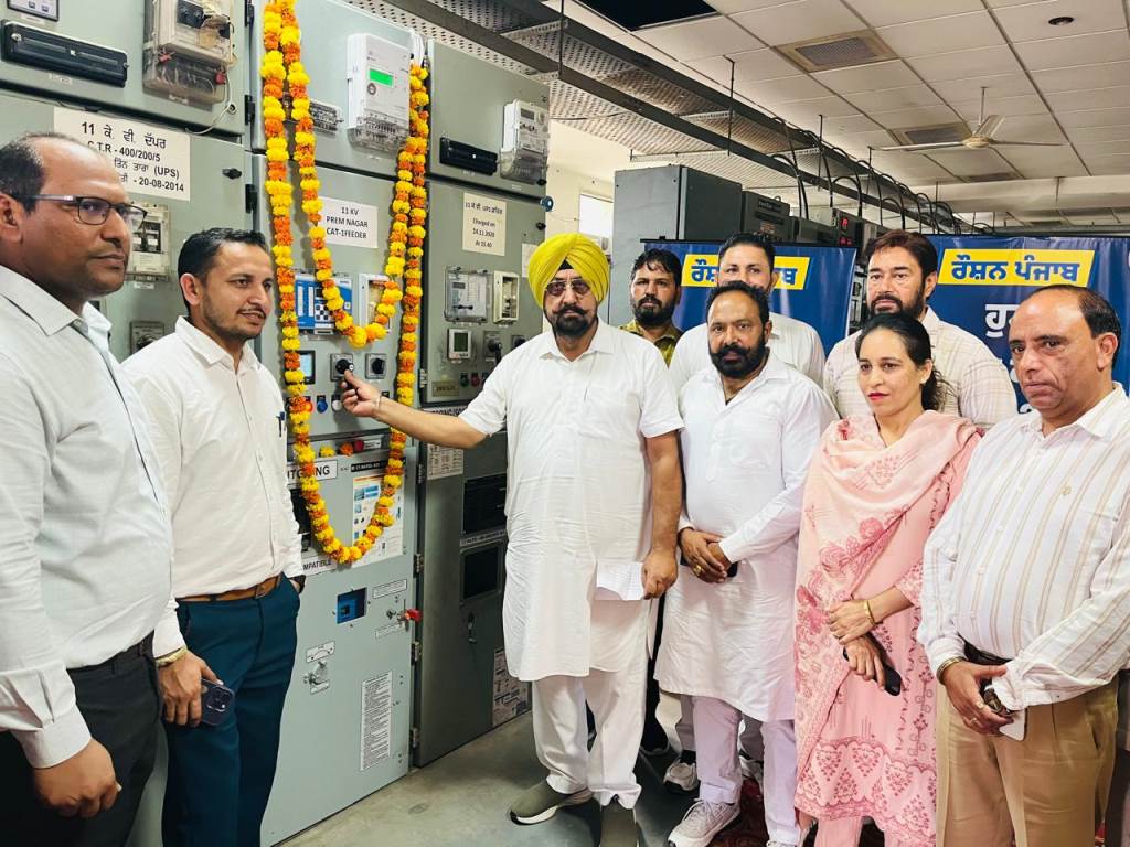 ਵਿਧਾਇਕ ਕੁਲਜੀਤ ਸਿੰਘ ਰੰਧਾਵਾ ਵੱਲੋਂ ਡੇਰਾਬੱਸੀ ਤੇ ਲਾਲੜੂ ਵਿੱਚ 19063 ਕਰੋੜ ਰੁਪਏ ਦੇ ਬਿਜਲੀ ਪ੍ਰੋਜੈਕਟਾਂ ਦੀ ਸ਼ੁਰੂਆਤ